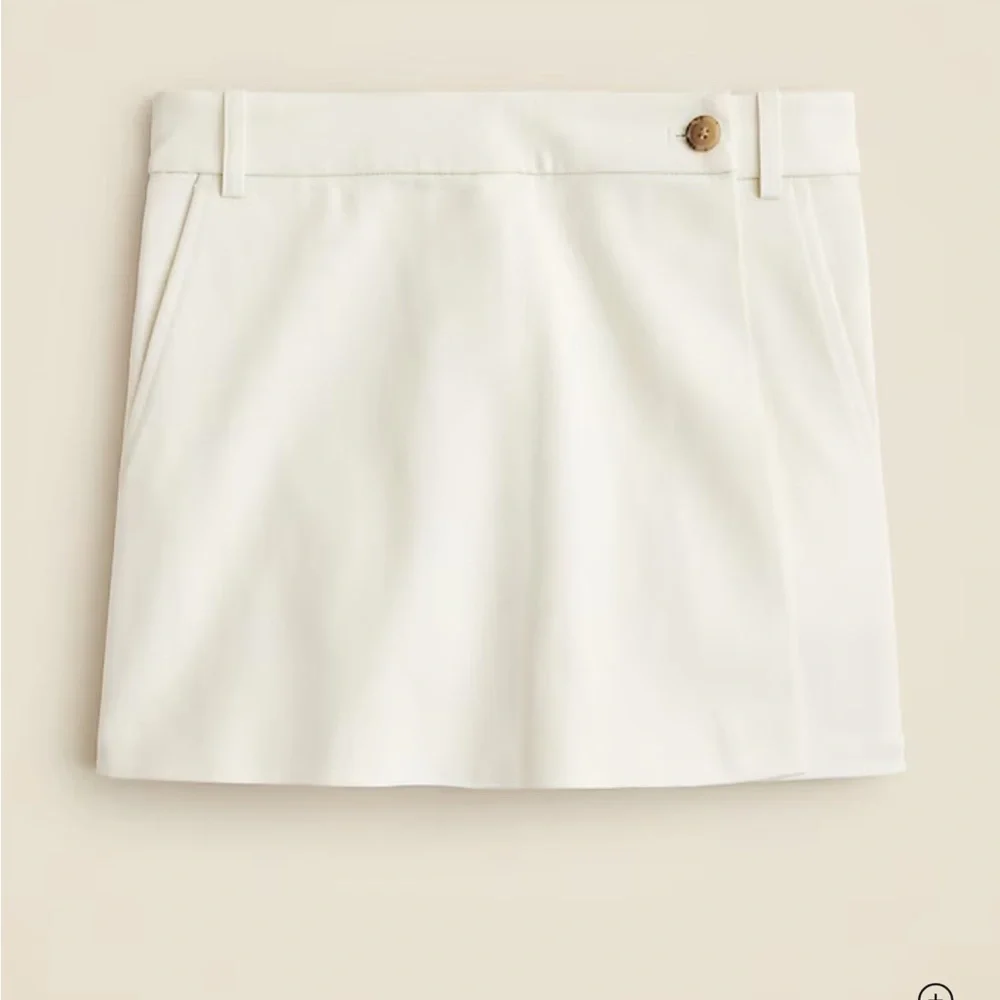 NWT J.Crew Wrap-front skort in bi-stretch cotton blend (size 10) - Picture 6 of 12
